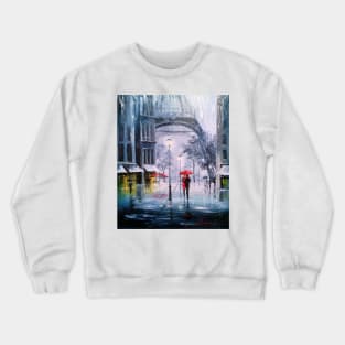 The first snow in Paris Crewneck Sweatshirt